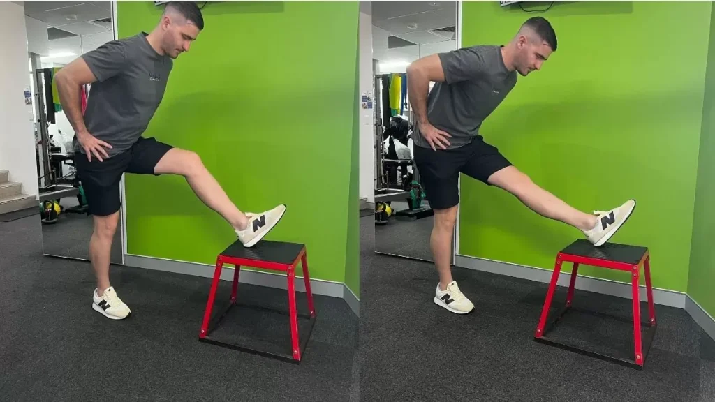 Single leg hamstring stretch