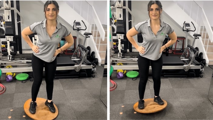Wobble board circles