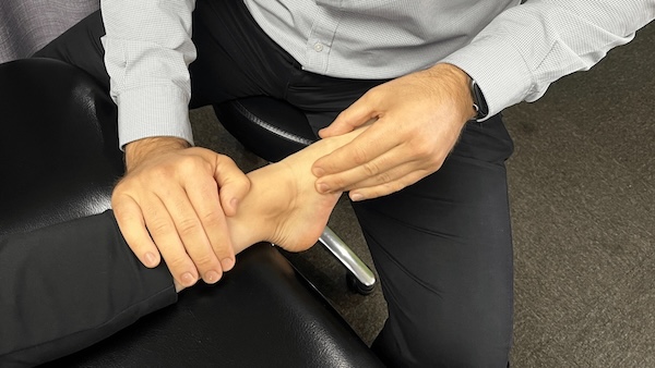 Physiotherapy for ankle sprain