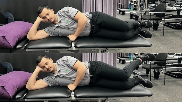 Side lying hip